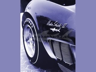 The Mako Shark II show car, 1965
