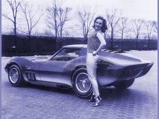 The Mako Shark II show car, 1965