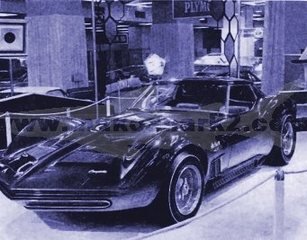 The Mako Shark II show car, 1965