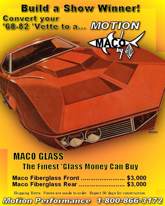 A Motion Performance advertisement for the Maco